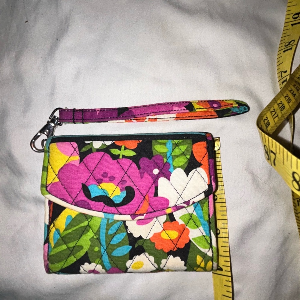 Vera Bradley Colorful Floral Wristlet